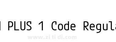 M PLUS 1 Code Regular