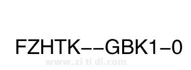 FZHTK--GBK1-0