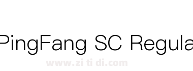 PingFang SC Regular