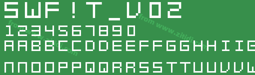 SWF!T_v02字体预览