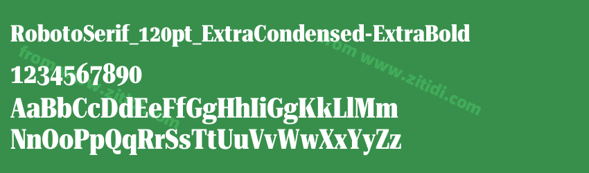 RobotoSerif_120pt_ExtraCondensed-ExtraBold字体预览