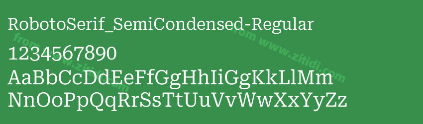 RobotoSerif_SemiCondensed-Regular字体预览