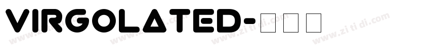 virgolated字体转换