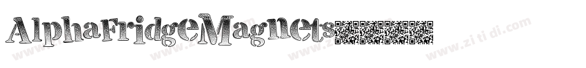 AlphaFridgeMagnets字体转换