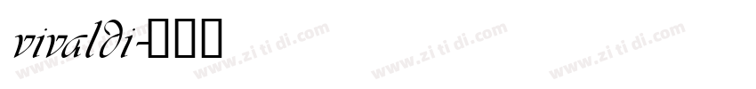 vivaldi字体转换