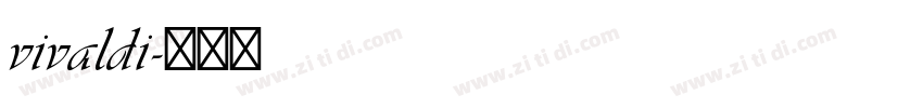 vivaldi字体转换