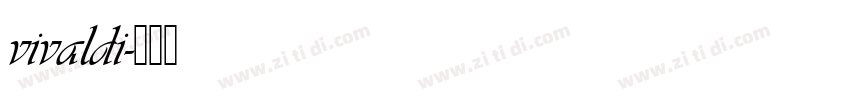 vivaldi字体转换