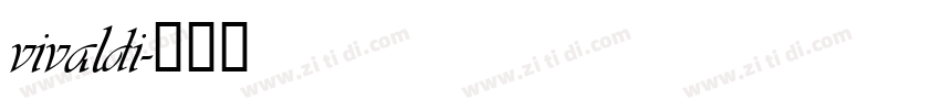 vivaldi字体转换