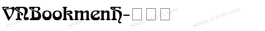 VNBookmenH字体转换