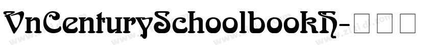 VnCenturySchoolbookH字体转换