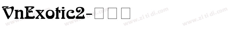 VnExotic2字体转换