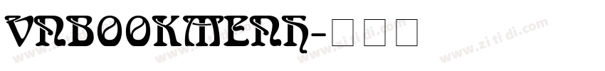 VNBookmenH字体转换