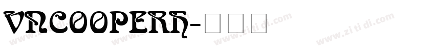 VNCooperH字体转换