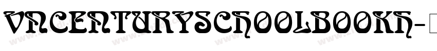VnCenturySchoolbookH字体转换