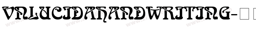 VnLucidaHandwriting字体转换