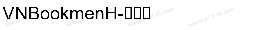 VNBookmenH字体转换