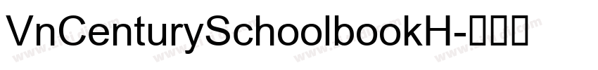 VnCenturySchoolbookH字体转换