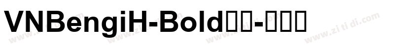 VNBengiH-Bold字体字体转换