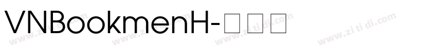VNBookmenH字体转换