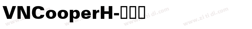 VNCooperH字体转换