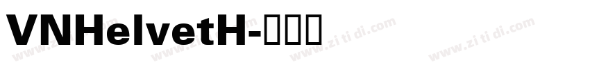 VNHelvetH字体转换