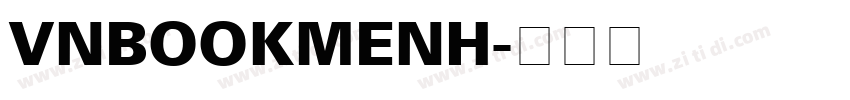 VNBookmenH字体转换