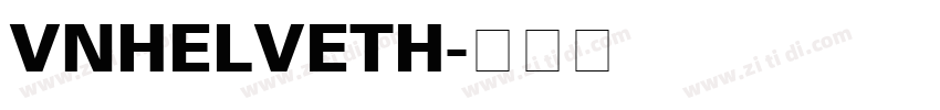 VNHelvetH字体转换