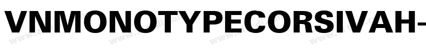 VnMonotypecorsivaH字体转换