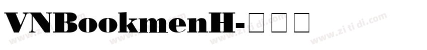 VNBookmenH字体转换