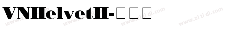 VNHelvetH字体转换