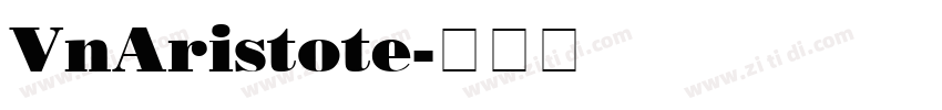 VnAristote字体转换