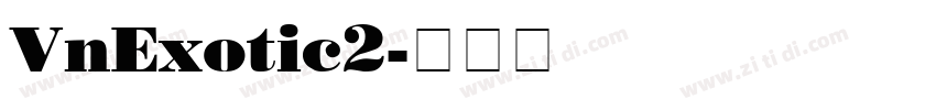 VnExotic2字体转换