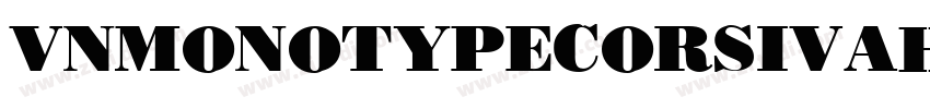 VnMonotypecorsivaH字体转换