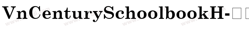VnCenturySchoolbookH字体转换