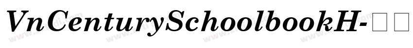 VnCenturySchoolbookH字体转换