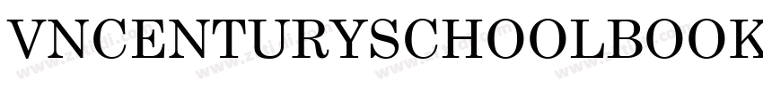 VnCenturySchoolbookH字体转换