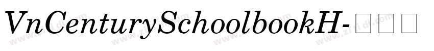 VnCenturySchoolbookH字体转换