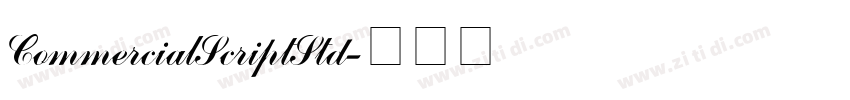 CommercialScriptStd字体转换