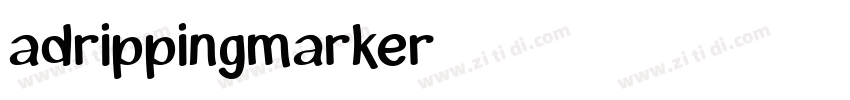 adrippingmarker字体转换