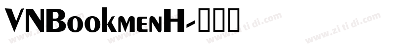 VNBookmenH字体转换