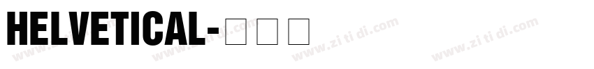 helvetical字体转换
