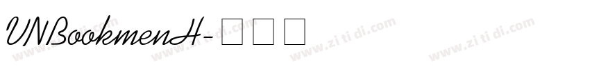 VNBookmenH字体转换