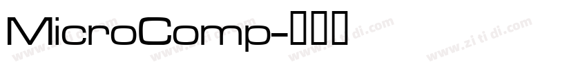 MicroComp字体转换