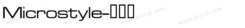Microstyle字体转换