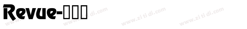 Revue字体转换