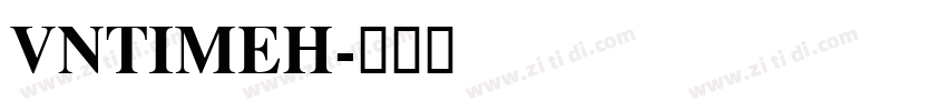 VnTimeH字体转换
