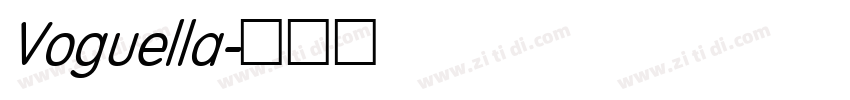 Voguella字体转换
