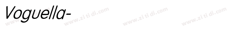 Voguella字体转换