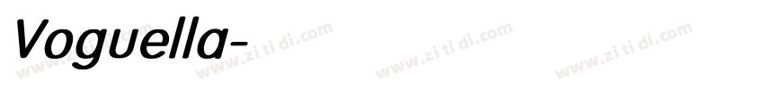 Voguella字体转换