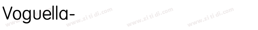 Voguella字体转换
